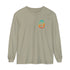 Dissolve The Ego (Back design) - Unisex Garment-dyed Long Sleeve T-Shirt